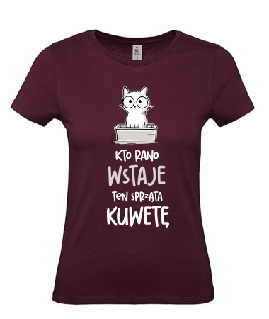 Kto rano wstaje sprząta kuwetę