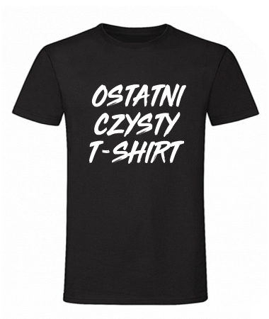 Ostatni czysty t-shirt
